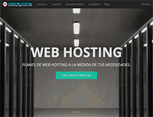 Tablet Screenshot of cordobahosting.com